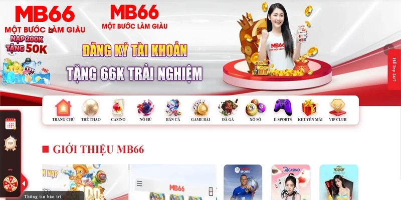 Đăng ký tài khoản MB66 không phát sinh phí giao dịch