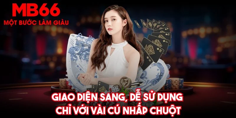 Giao diện sang, dễ sử dụng chỉ với vài cú nhấp chuột